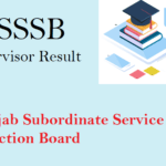 PSSSB Supervisor Result