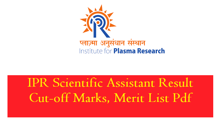 IPR Scientific Assistant Result